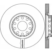 Тормозной диск OPEN PARTS JUATFV Audi A6 (C5) 2 Универсал 1.8 T 180 л.с. 1999 – 2005 C8 1ASC BDR1924.20