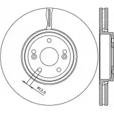Тормозной диск OPEN PARTS BDR1961.20 Renault Espace (JK0) 4 Минивэн 3.5 V6 (JK00. JK0F. JK0P. JK0S. JK0W) 241 л.с. 2002 – 2025 B DA1961.20 BOCISW