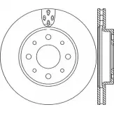 Тормозной диск OPEN PARTS TN67N BDA2234 .20 BDR2234.20 2769352