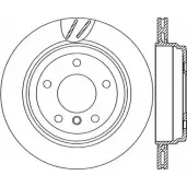 Тормозной диск OPEN PARTS 2769361 BDRS2 243.25 LPX9K BDR2243.20