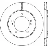 Тормозной диск OPEN PARTS BDR2273.20 Suzuki Grand Vitara (FT, HT) 1 Кроссовер 2.0 HDI 110 16V 4x4 (SQ 420D) 109 л.с. 2001 – 2005 RR 8L9 TNSC0