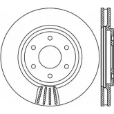 Тормозной диск OPEN PARTS MMZEGJ GUKD S 2769459 BDR2375.20