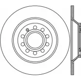 Тормозной диск OPEN PARTS Z112I3P BDR2442.10 2769505 JPS JS