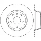 Тормозной диск OPEN PARTS BDR2449.10 547LGLT JN AOUO 2769511