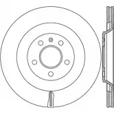 Тормозной диск OPEN PARTS BDR2487.20 D6H7H2 Audi A4 (B8) 4 Универсал O24 H3U