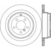 Тормозной диск OPEN PARTS M 3T8KG 182SV BDR2506.20 2769556