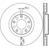 Тормозной диск OPEN PARTS 2769589 BDR2561.20 ZO99E BDA2561 .20