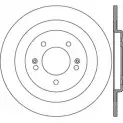 Тормозной диск OPEN PARTS Hyundai i40 (VF) 1 Седан 1.7 CRDi 116 л.с. 2012 – 2024 7E1LQWJ B G3LX5F BDR2607.10