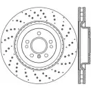 Тормозной диск OPEN PARTS Mercedes M-Class (W166) 3 Кроссовер 2.1 ML 250 CDI / BlueTEC 4 matic (1604. 1603) 204 л.с. 2011 – 2015 OVN BHC AWSFF BDR2697.20