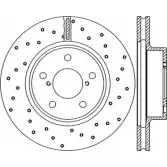 Тормозной диск OPEN PARTS BDA1491. 20 BDR1491.20 Subaru Impreza (GG) 2 Универсал 1.6 AWD 95 л.с. 2000 – 2006 BDRS1491.25