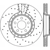 Тормозной диск OPEN PARTS 2769749 BDR 1977.20 BDRS1977.25 SK8CM49