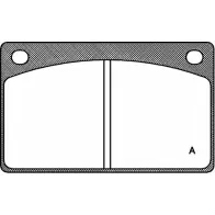 Тормозные колодки, дисковые, комплект OPEN PARTS 2769813 BPA0042.00 SNA3O 2 0153