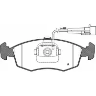 Тормозные колодки, дисковые, комплект OPEN PARTS Fiat Palio (178) 1 Универсал 1.9 JTD 80 л.с. 2001 – 2025 2 3227 BPA0172.12 HZKVQV