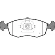 Тормозные колодки, дисковые, комплект OPEN PARTS BPA0172.35 RN196R Fiat Strada 209 08