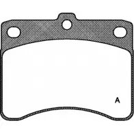 Тормозные колодки, дисковые, комплект OPEN PARTS BPA0232.00 20 780 2769905 WMIEKEZ
