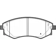 Тормозные колодки, дисковые, комплект OPEN PARTS 217 25 BPA0318.32 BJH96 2769976