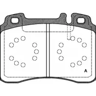 Тормозные колодки, дисковые, комплект OPEN PARTS 6PM2HAU 211 53 2770011 BPA0379.20