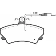 Тормозные колодки, дисковые, комплект OPEN PARTS Renault Espace (JS63) 2 Минивэн 2.2 (J/S637. J63G) 108 л.с. 1991 – 1996 0P2XP 20 236 BPA0409.12
