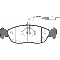 Тормозные колодки, дисковые, комплект OPEN PARTS BPA0461.02 DMI5RB7 2770086 2143 0
