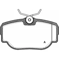 Тормозные колодки, дисковые, комплект OPEN PARTS 2345 8 4WKCYEO 2770106 BPA0577.00