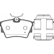 Тормозные колодки, дисковые, комплект OPEN PARTS BPA0591.20 Volkswagen Transporter (T4) 4 Автобус 2.4 D Syncro 78 л.с. 1992 – 1998 V156XV 3 RN8SU2