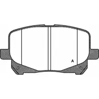 Тормозные колодки, дисковые, комплект OPEN PARTS BPA0621.10 3RKB8C 2770164 2 3513