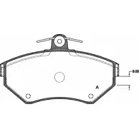 Тормозные колодки, дисковые, комплект OPEN PARTS 2 1945 Audi A4 (B5) 1 Универсал BPA0631.10 FTZGQ