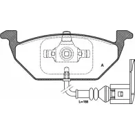 Тормозные колодки, дисковые, комплект OPEN PARTS 2770175 231 87 BPA0633.41 LELUQA