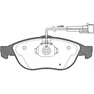 Тормозные колодки, дисковые, комплект OPEN PARTS BPA0660.02 231 40 VQ77311 2770204