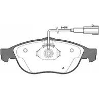 Тормозные колодки, дисковые, комплект OPEN PARTS 0RMSCUA BPA0660.11 2770205 23 140