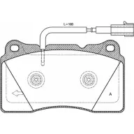Тормозные колодки, дисковые, комплект OPEN PARTS 230 92 2770210 BPA0666.12 23756