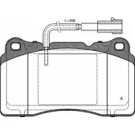 Тормозные колодки, дисковые, комплект OPEN PARTS BPA0666.51 230 92 GLJ92UB 2770214