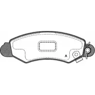 Тормозные колодки, дисковые, комплект OPEN PARTS X36JNN BPA0702.02 2329 6 2770237