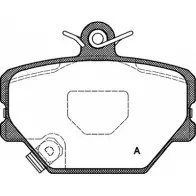 Тормозные колодки, дисковые, комплект OPEN PARTS SEH9FW BPA0705.02 2770241 21 998