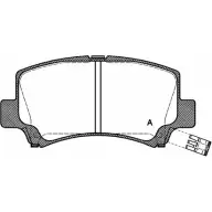 Тормозные колодки, дисковые, комплект OPEN PARTS 2770245 BPA0710.02 ABFEB 2366 2