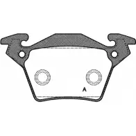 Тормозные колодки, дисковые, комплект OPEN PARTS BPA0717.00 2770251 23 020 1CHEB