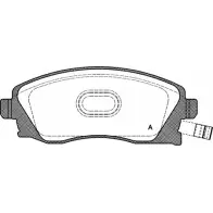 Тормозные колодки, дисковые, комплект OPEN PARTS GI01LCU 232 25 Opel Corsa (C) 3 Хэтчбек 1.3 CDTI (F08. F68) 70 л.с. 2003 – 2009 BPA0774.12