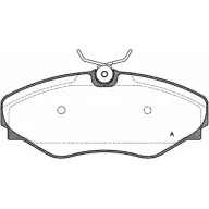 Тормозные колодки, дисковые, комплект OPEN PARTS 2770342 BPA0834.20 TOMYY9N 2309 9