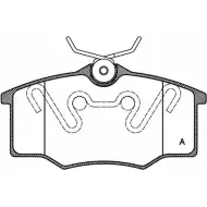 Тормозные колодки, дисковые, комплект OPEN PARTS 2354 6 N04IBG Opel Corsa (B) 2 Хэтчбек 1.7 D (F08) 60 л.с. 1996 – 2000 BPA0846.00
