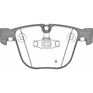 Тормозные колодки, дисковые, комплект OPEN PARTS BPA0892.20 24695 Bmw 7 (F01, F02, F03, F04) 5 Седан 3.0 ActiveHybrid 320 л.с. 2011 – 2015 2373 1