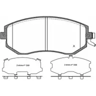 Тормозные колодки, дисковые, комплект OPEN PARTS 2770416 238 65 23866 BPA0951.04