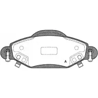 Тормозные колодки, дисковые, комплект OPEN PARTS BPA0978.02 2334 0 Toyota Yaris Verso (XP20) 1 Минивэн 1.4 D 4D (NLP20. NLP22) 75 л.с. 2001 – 2005 M3CRFR