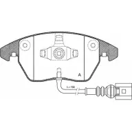 Тормозные колодки, дисковые, комплект OPEN PARTS PQZ3S98 2 3587 BPA1030.01 2770463