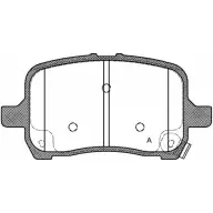 Тормозные колодки, дисковые, комплект OPEN PARTS 2770501 BPA1089.22 8AXC W Z7DRQZ