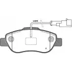 Тормозные колодки, дисковые, комплект OPEN PARTS BPA1100.21 2 4072 24764 2770508