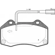 Тормозные колодки, дисковые, комплект OPEN PARTS 25529 2 5528 BPA1113.10 2770518