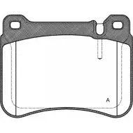 Тормозные колодки, дисковые, комплект OPEN PARTS 23 945 BPA1193.00 2770572 OZEUN6