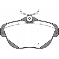 Тормозные колодки, дисковые, комплект OPEN PARTS 24 462 7K26C 2770583 BPA1203.00