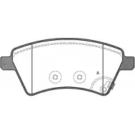 Тормозные колодки, дисковые, комплект OPEN PARTS 3R3J1TK BPA1215.01 2439 1 2770588