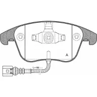 Тормозные колодки, дисковые, комплект OPEN PARTS BPA1219.21 2433 2 2770593 24333